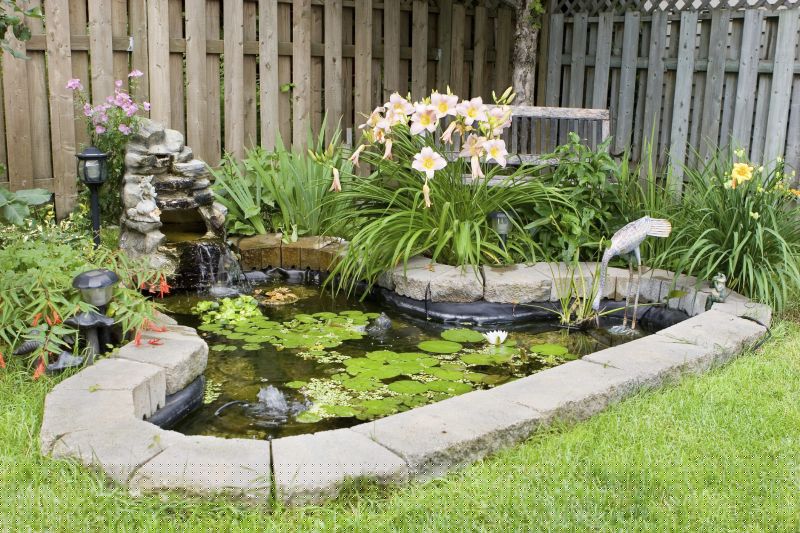 Pond Waterfall Installation