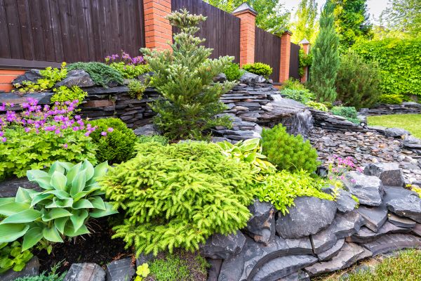 Stone Garden Installation in Citrus Heights