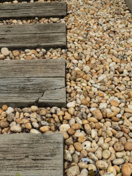 Pea Rock Installation in Citrus Heights